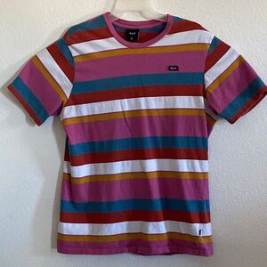 HUF Men’s Multi Color T Shirt Size XL